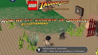 Lego Indiana Jones How We Say Goodbye In Germany Achievement Easy Way - Htg
