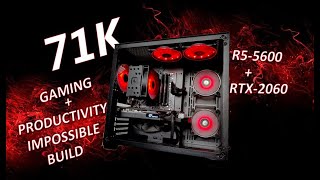 Gaming & Productive PC Build | Ryzen 5 5600 RTX 2060 BDT 71K | Best PC Review | PC Build Guide বাংলা