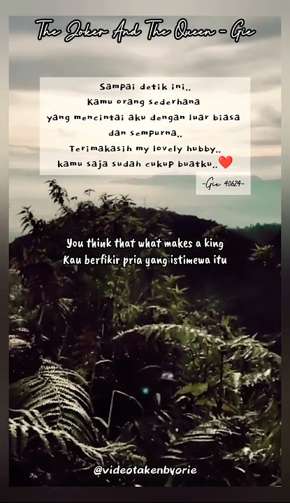 The Joker And The Queen - Ed Sheeran feat Taylor Swift, (cover by Gie) #shorts #love #sosweet