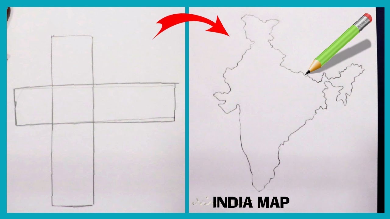 how to draw india map How To Draw India Map Easy Way How To Draw India Map Step By