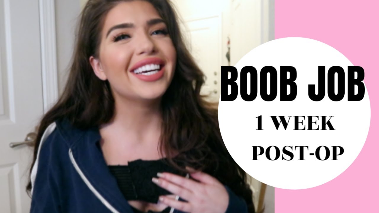 1 Week Post Op Boob Job | Breast Augmentation Recovery