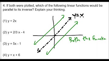 Algebra 2 Linear Functions Lesson 5 Inverse of Linear Functions HW Review