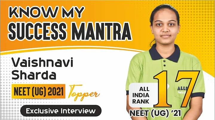 Exclusive Interview of NEET (UG) 2021 AIR-17 'Vais...