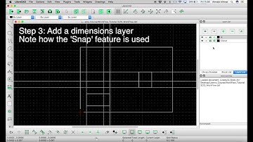 LibreCAD Lesson: Creating a Simple Technical Drawing Using Layers