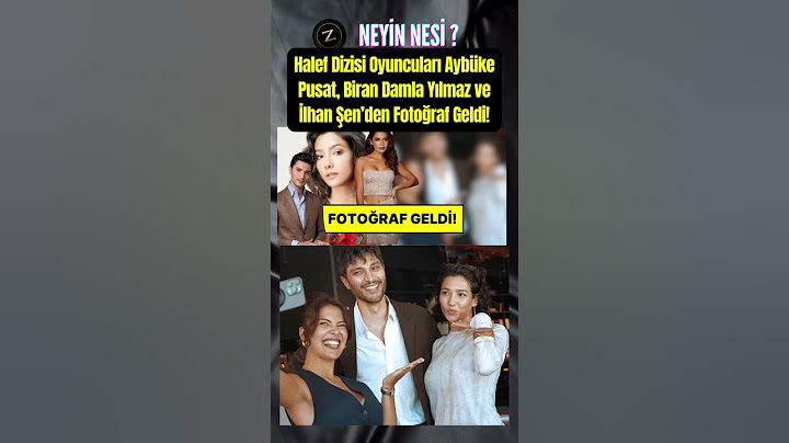 Halef Dizisi Oyuncuları Aybüke Pusat, Biran Damla Yılmaz ve İlhan Şen’den Fotoğraf Geldi!