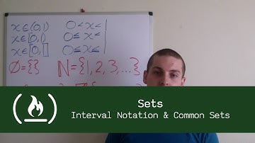 Maths for Programmers: Sets (Interval Notation & Common Sets)