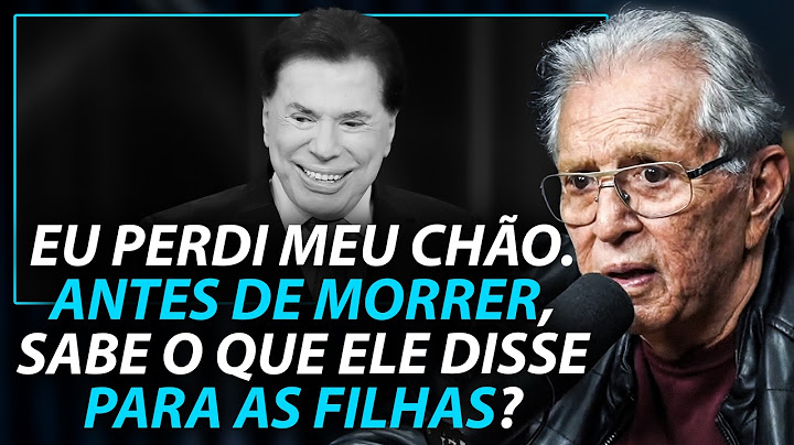 CARLOS ALBERTO DESABAFA sobre MORTE de SILVIO SANTOS