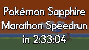 Pokémon Sapphire Any% Glitchless Speedrun in 2:33:04 live @ Crrool