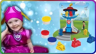 Тома и Игрушки Щенячий Патруль. Набор для лепки щенков из пластилина и офис спасателей Тома и Игрушки Щенячий Патруль. Набор для лепки щенков из пластилина и офис спасателей