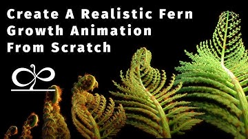 How To Create realistic Fern plant Growth Animation From Scratch in Houdini, Growinfinite 2 Tutorial