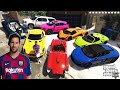 GTA 5 - Stealing Lionel Messi Luxury Cars With Franklin | (Real Life Cars #35)