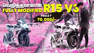 😨 R15 V3 Modification Tamil | Yamaha R15 V3 | R15 Modification | R15 V3 into R6 #tamil #r15v3 #r6