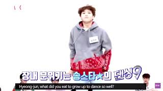 X1 Hyeongjun dance at Idol League