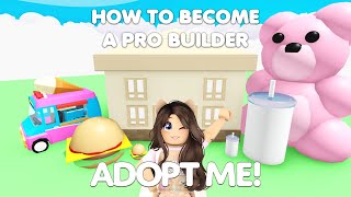 HOW to become a PRO BUILDER in Adopt me! #roblox #builds #adoptme