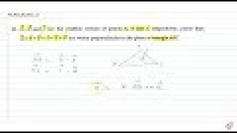 ` vec a , vec b` and ` vec c` are the position vectors of points `A ,B` and `C` respectively, pr...