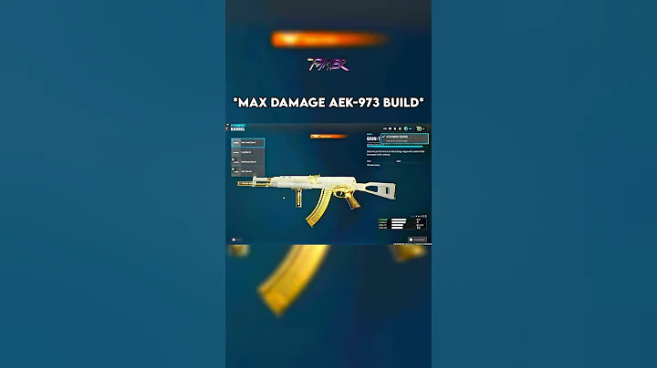 THE *MAX DAMAGE* AEK-973 BUILD on WARZONE 👑 #warzone #callofduty #bo6 #rebirthisland #cod #shorts