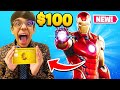 Kid Spends $100 On Season 4 *MAX* Battle Pass With MY Credit Card! (Fortnite)