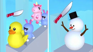 Almost Cut Gameplay! Very Satisfying and Relaxing ASMR Slicing Video