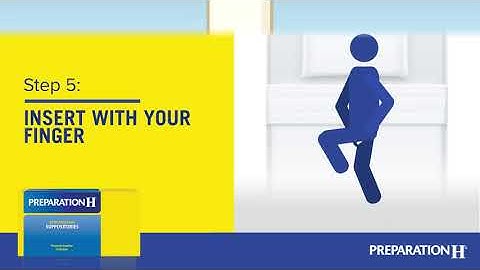 How to Insert a Preparation H® Suppository for Hemorrhoid Relief