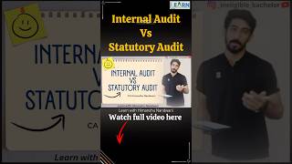 Internal Audit vs Statutory Audit | Auditing | Learn with Himanshu Nandwani | commerce education
