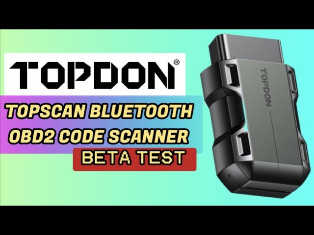Must See Capabilities! BRAND NEW TopDon TopScan OBD2 Bluetooth Code Scanner  