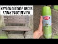 Refurbish a Bench with me + Krylon Outdoor Decor Satin Paint Review