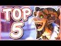 Overwatch - TOP 5 HEROES WITH THE BEST SKINS