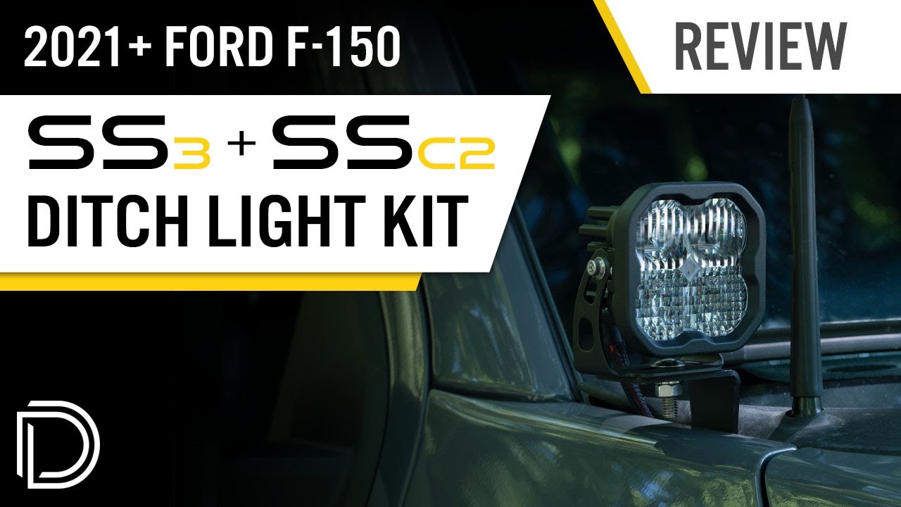 Stage Series Backlit Ditch Light Kit for 2021-2022 Ford F-150