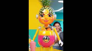 Pineapple 🍍 🍍 🍍 Blend #animetype #comedyanime #robot #art