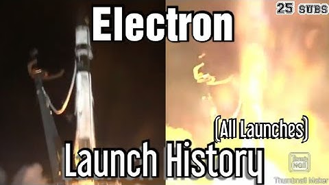 Rocket Lab: Electron Launch History (25 sub special)
