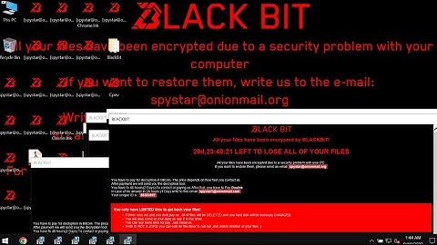 Blackbit ransomware removal [.blackbit file virus].