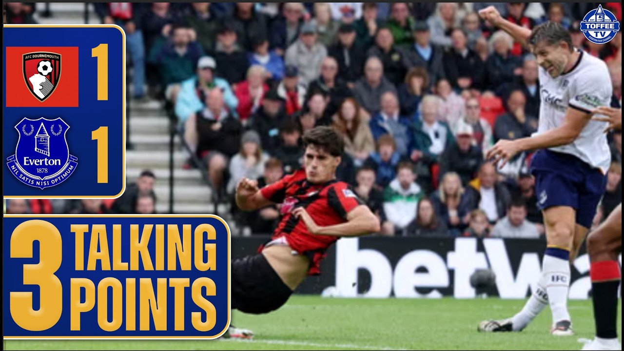 Thumbnail for Bournemouth 1-1 Everton | Everton Need To Keep Armstrong | 3 Talking Points