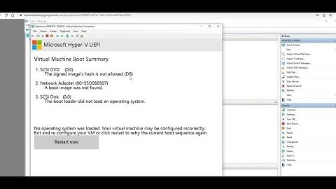 Hyper V -Vid01-UEFI -Control alt Del-Stuck on Boot summary-keyboard Input Issue-Bypass PXE-HomeLAB