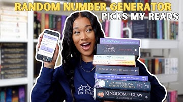Random number generator chooses my reads! Reading Vlog