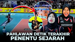 Servis Ace Mematikan Buat Red Spark Cetak Sejarah! Kronologi Megawati Loloskan Red Spark ke Play Off