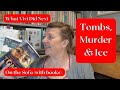 On the sofa with books tombs murder  ice booktube