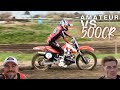 Un amateur roule avec mon 500cr