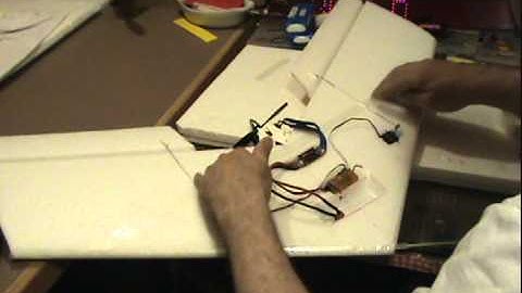 mini swift rc wing build video 9