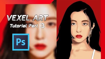 VECTOR / VEXEL ART Tutorial for Beginners  (PHOTOSHOP CS6) - Part 3 Skin & Shadings