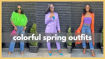 Color Blocking Outfits for Spring/Summer 2022 | Colorful Spring Outfits