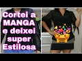 #consertoderoupa Como diminuir manga de camisa feminina deixando bem estilosa