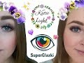 Мои первые цветные линзы * SuperGlazki * Katie Light