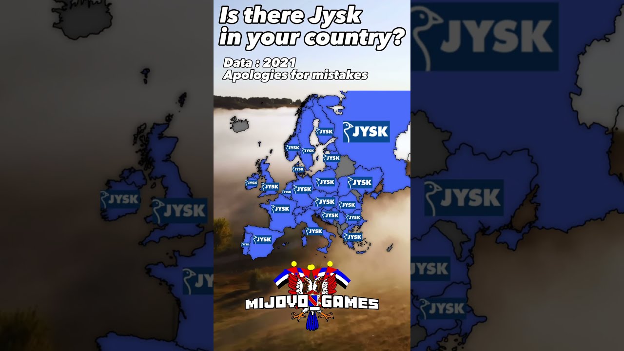 Is There Jysk In Your Country Shorts Viral Fyp Geography Geotuber