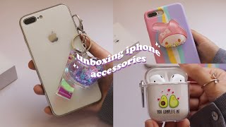 unboxing iPhone 8 plus accessories 📦🪴pt 2. cute and aesthetic phone accessories🎐 screenshot 3