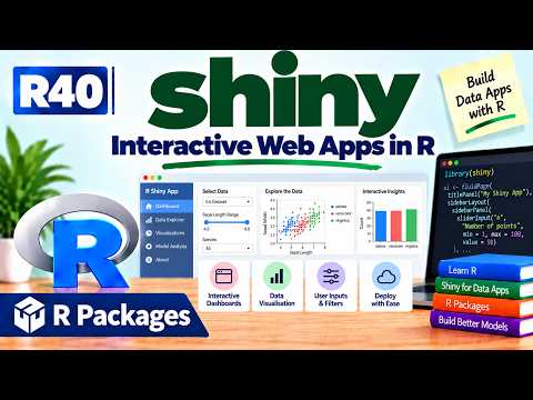 R40 | shiny — Interactive Web Apps in R | R Packages | Uplatz