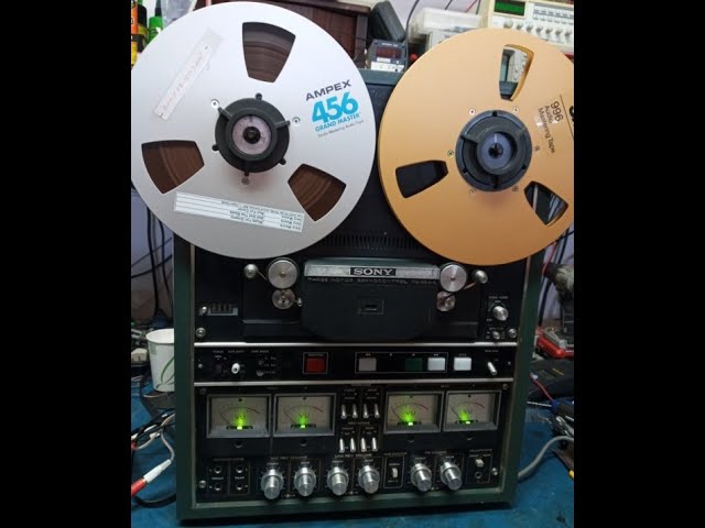 Sony TC 854 4-ch Top End Reel-to-Reel Recorder after restorations