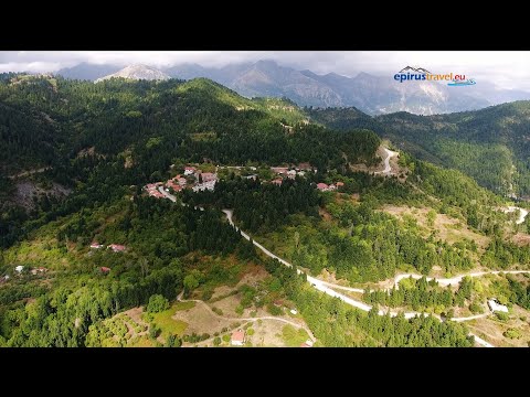 Το Τετράκωμο 'Αρτας ένα χωριό μέσα στα έλατα (drone) - Tetrakomo artas a village into fir trees