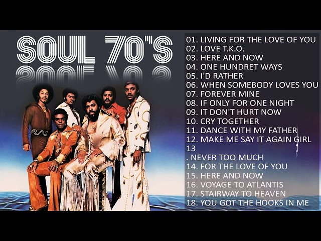 Teddy Pendergrass, The O'Jays, Isley Brothers, Luther Vandross, Marvin Gaye, Al Green - SOUL 70's class=