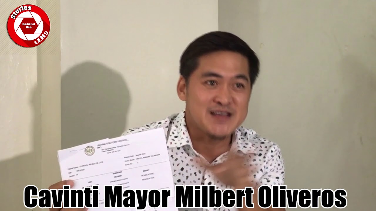 Cavinti Laguna Mayor Scandal - Cavinte Mayor Milbert Oliveros itinangging may STD siya - YouTube