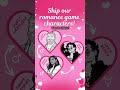 Who should kiss in our supernatural romance game? 😳